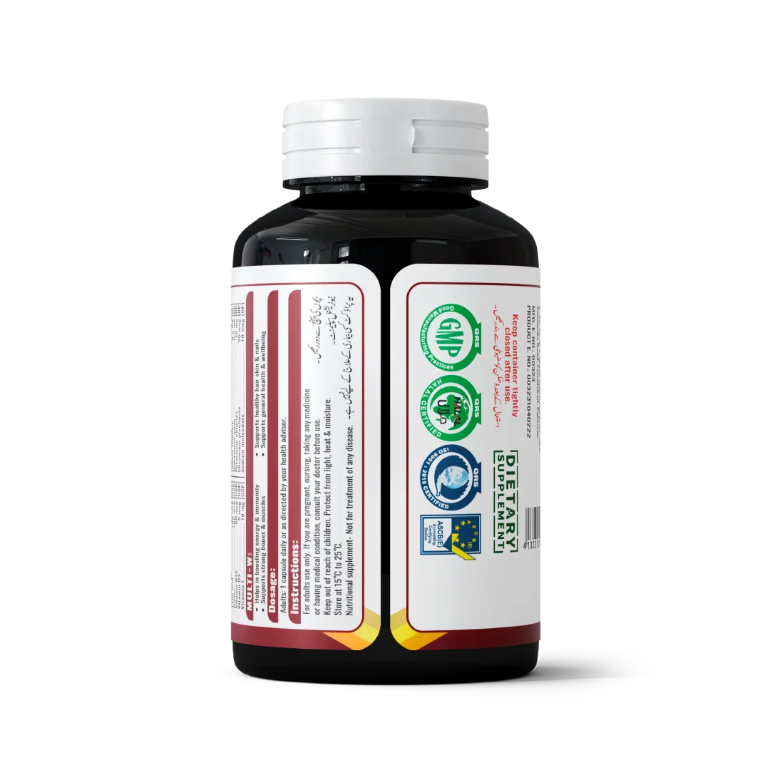 Nutrix Health Care Multi‑W women’s daily multivitamin softgel bottle on white background